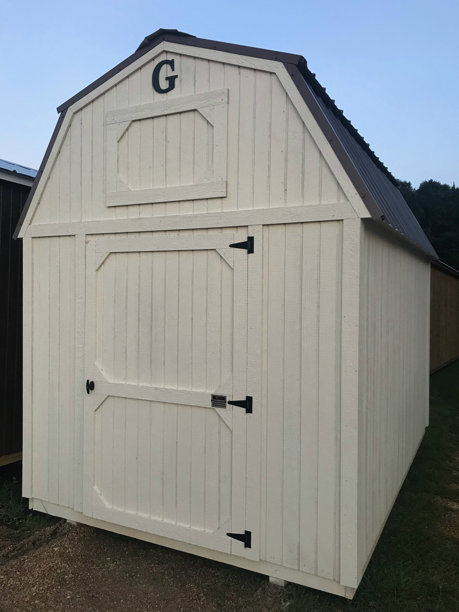 8X12 Lofted Barn-Navajo White Exterior-179409-Buy Me - Factory Outlet ...